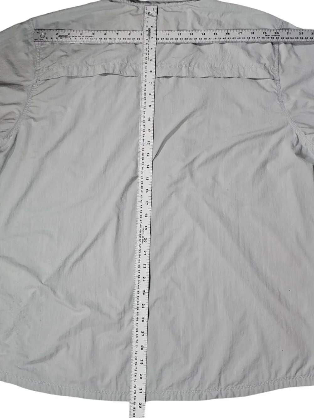 The North Face Mens Short Sleeve Trail Shirt XXL Gray Ripstop Vented Nylon